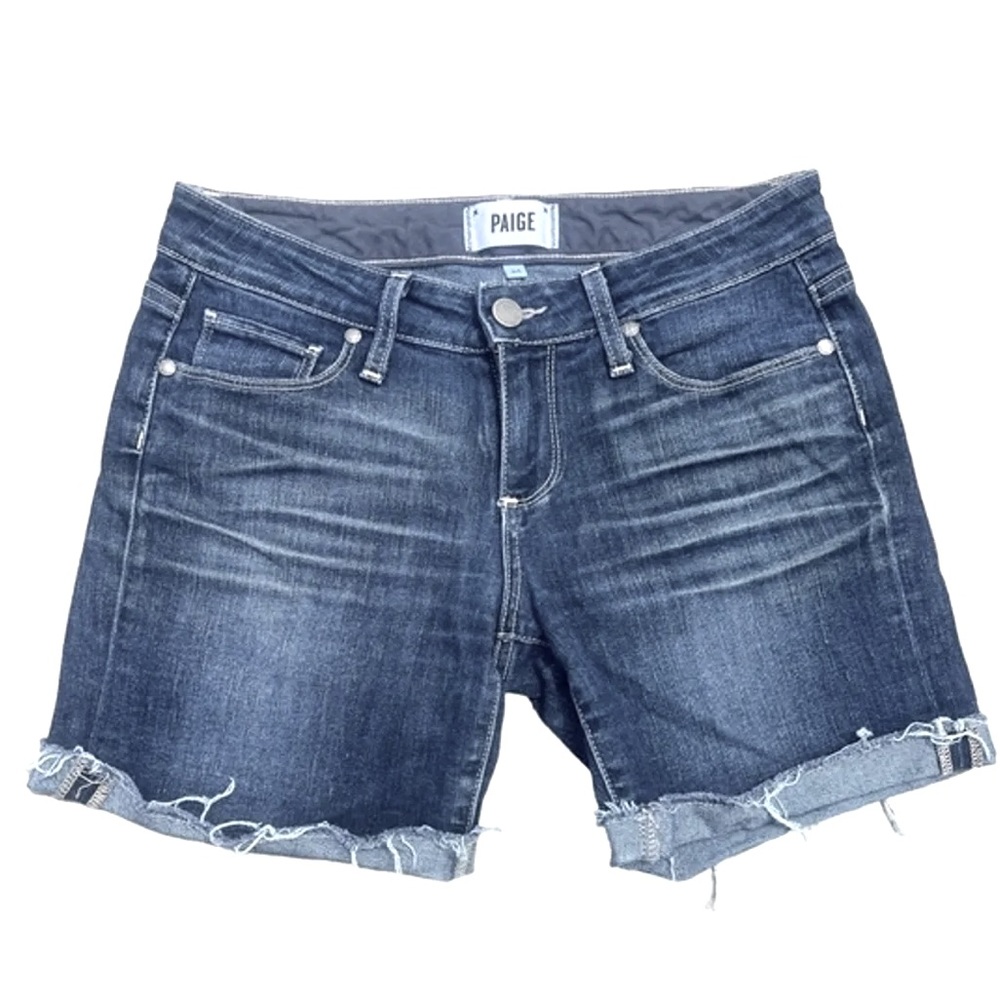 Paige Grant Denim Shorts - Picture 2 of 7